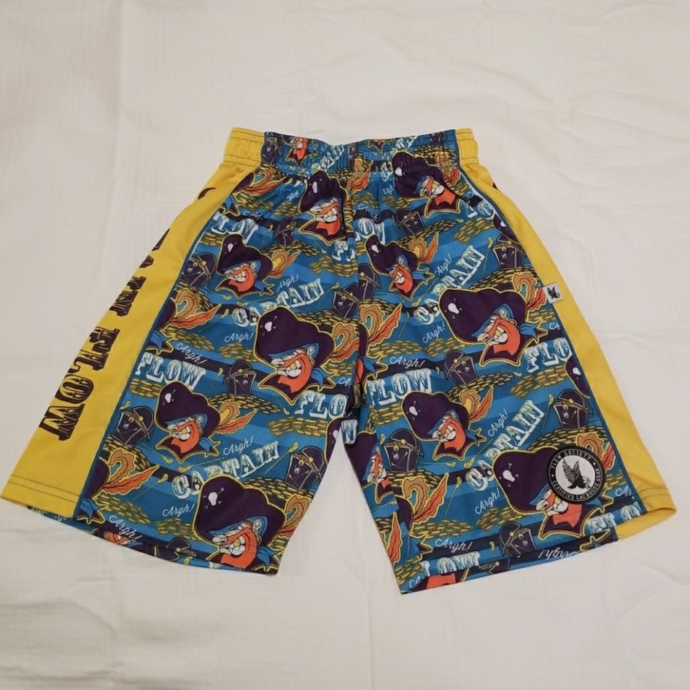 Flow Society lacrosse shorts. S youth.